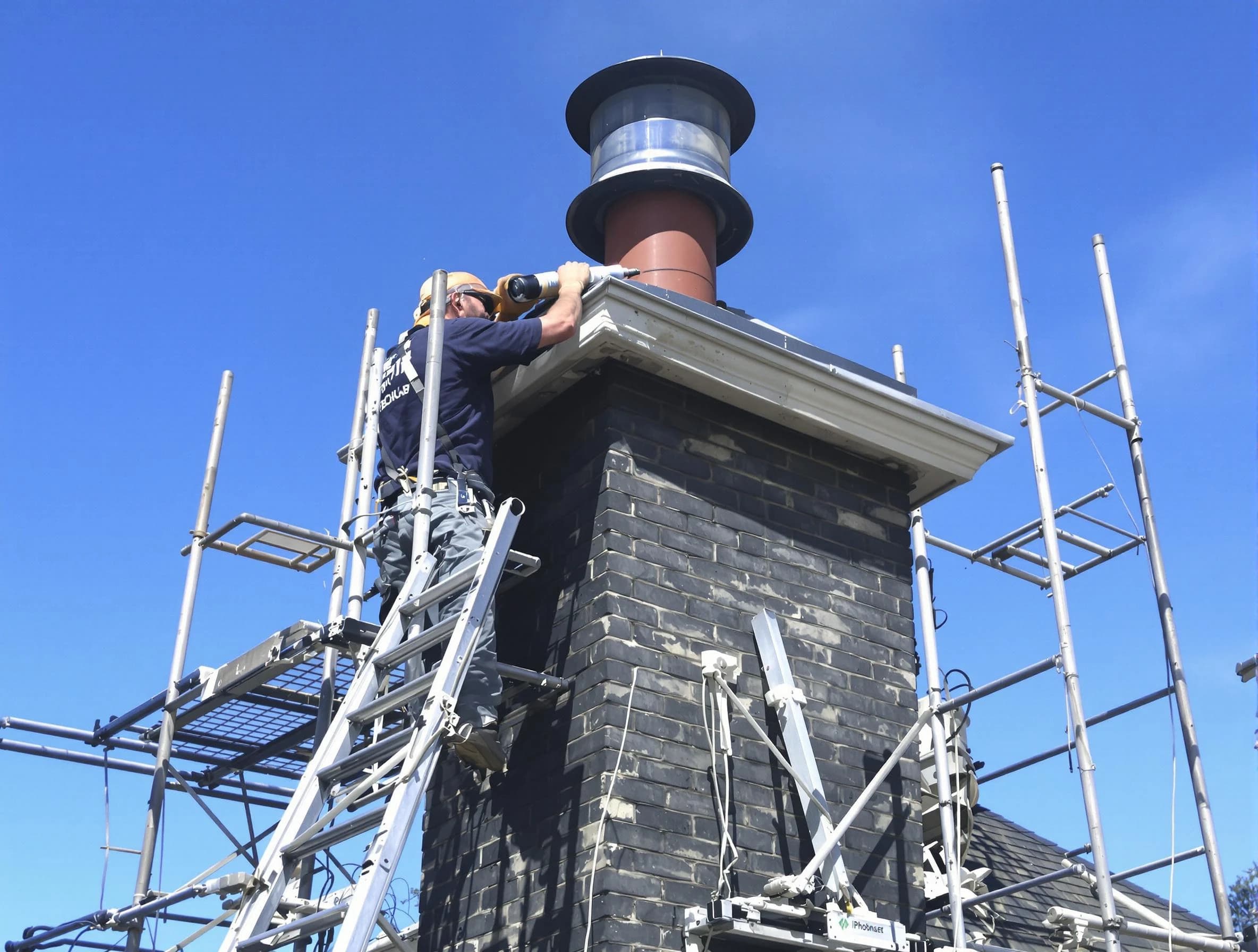 Sturdy chimney crown finished by Highland Springs Chimney Sweep in Highland Springs, VA