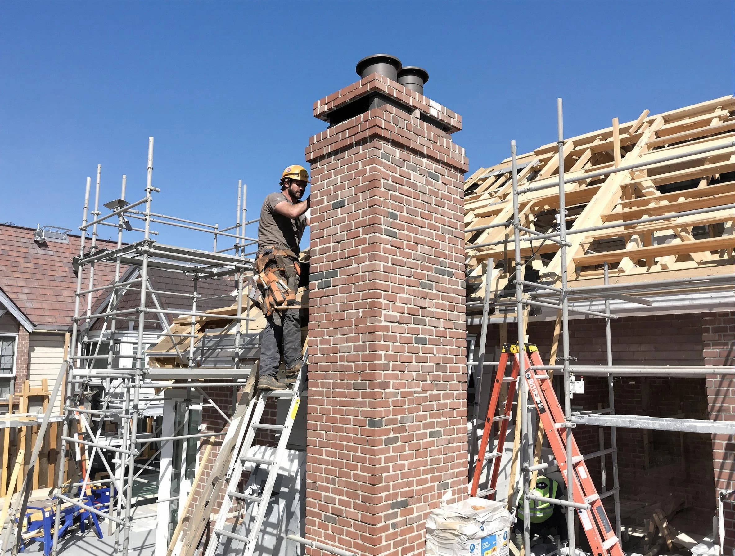 New chimney installation completed by Highland Springs Chimney Sweep in Highland Springs, VA