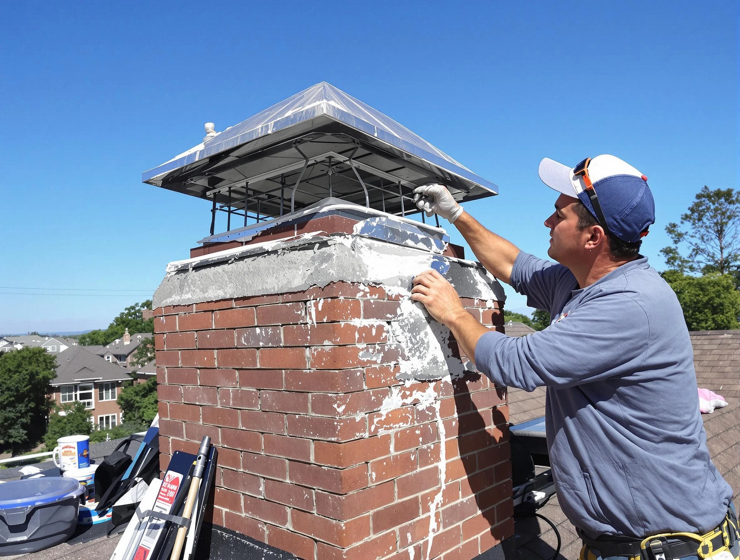Chimney Crown Services service in Highland Springs, VA