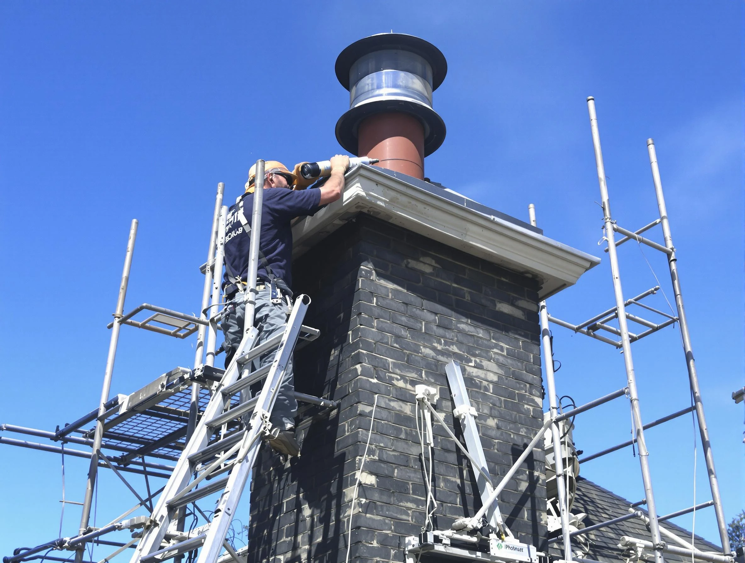 Sturdy chimney crown finished by Highland Springs Chimney Sweep in Highland Springs, VA